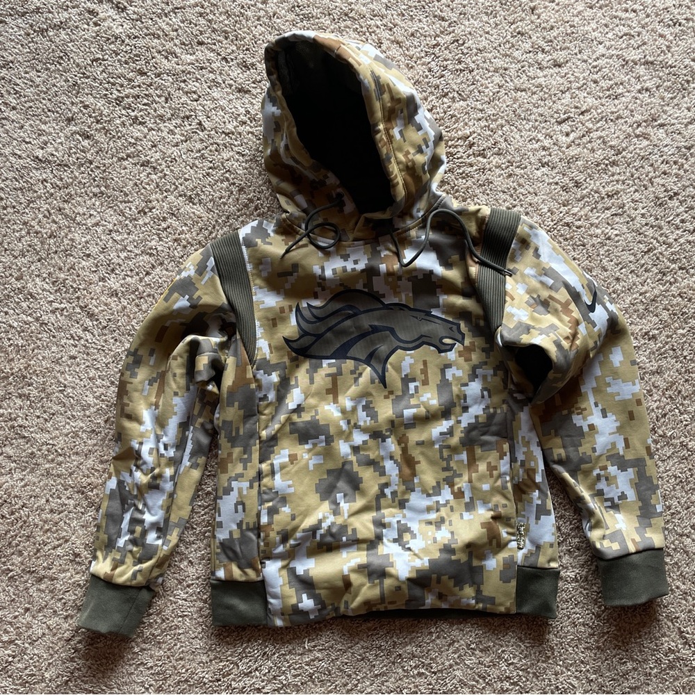 NIKE NFL Denver Broncos Camo Hoodie